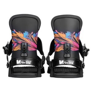 pro series freestyle snowboard bindings matte black
