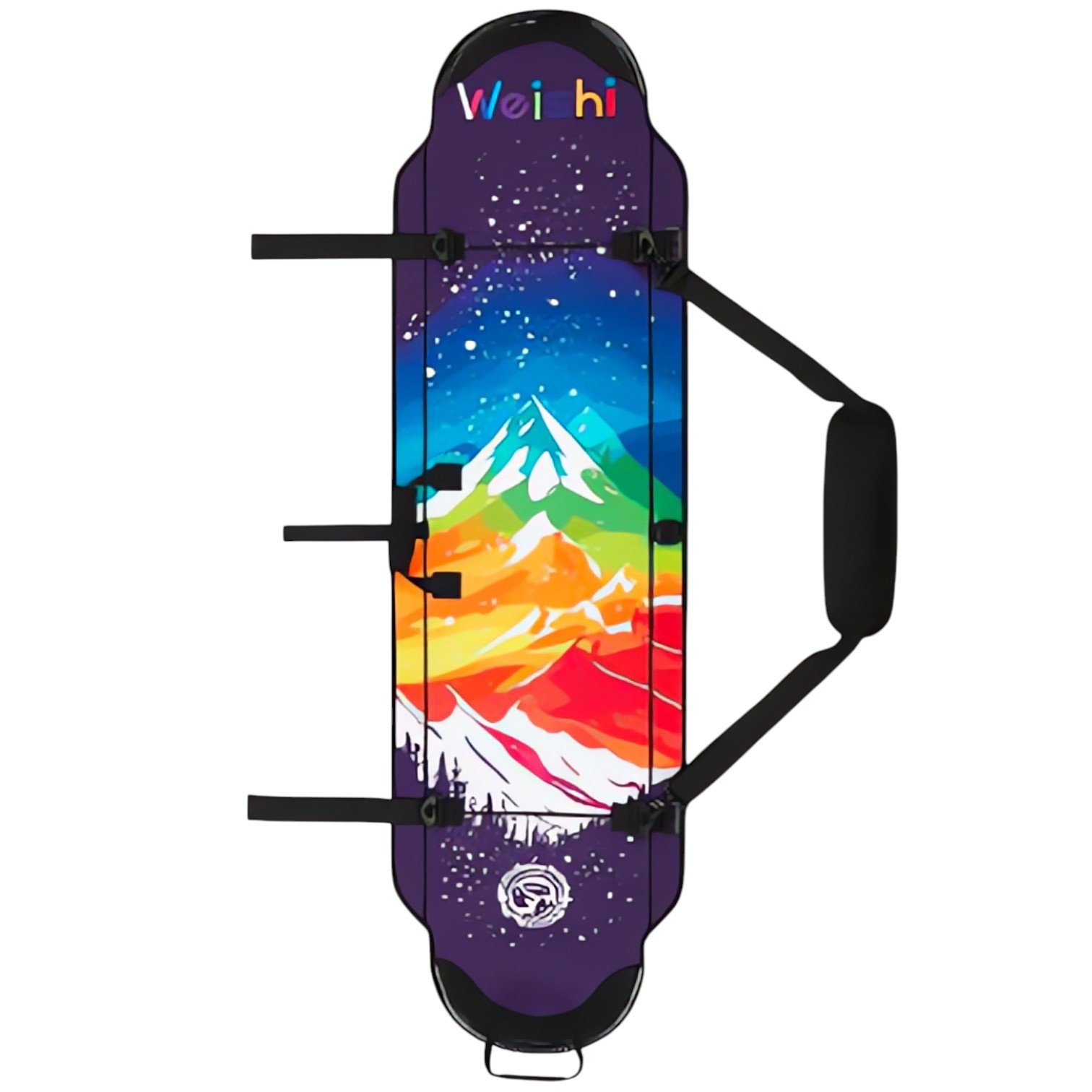 magnetic ski goggles black
