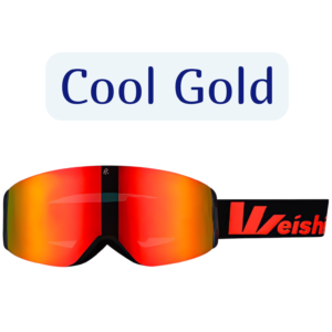 magnetic ski goggles black