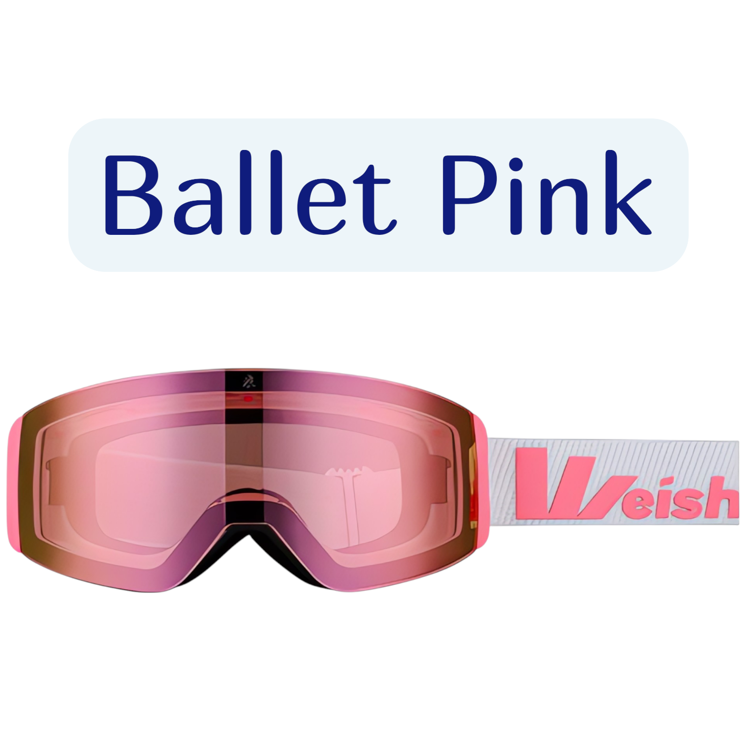 magnetic ski goggles black